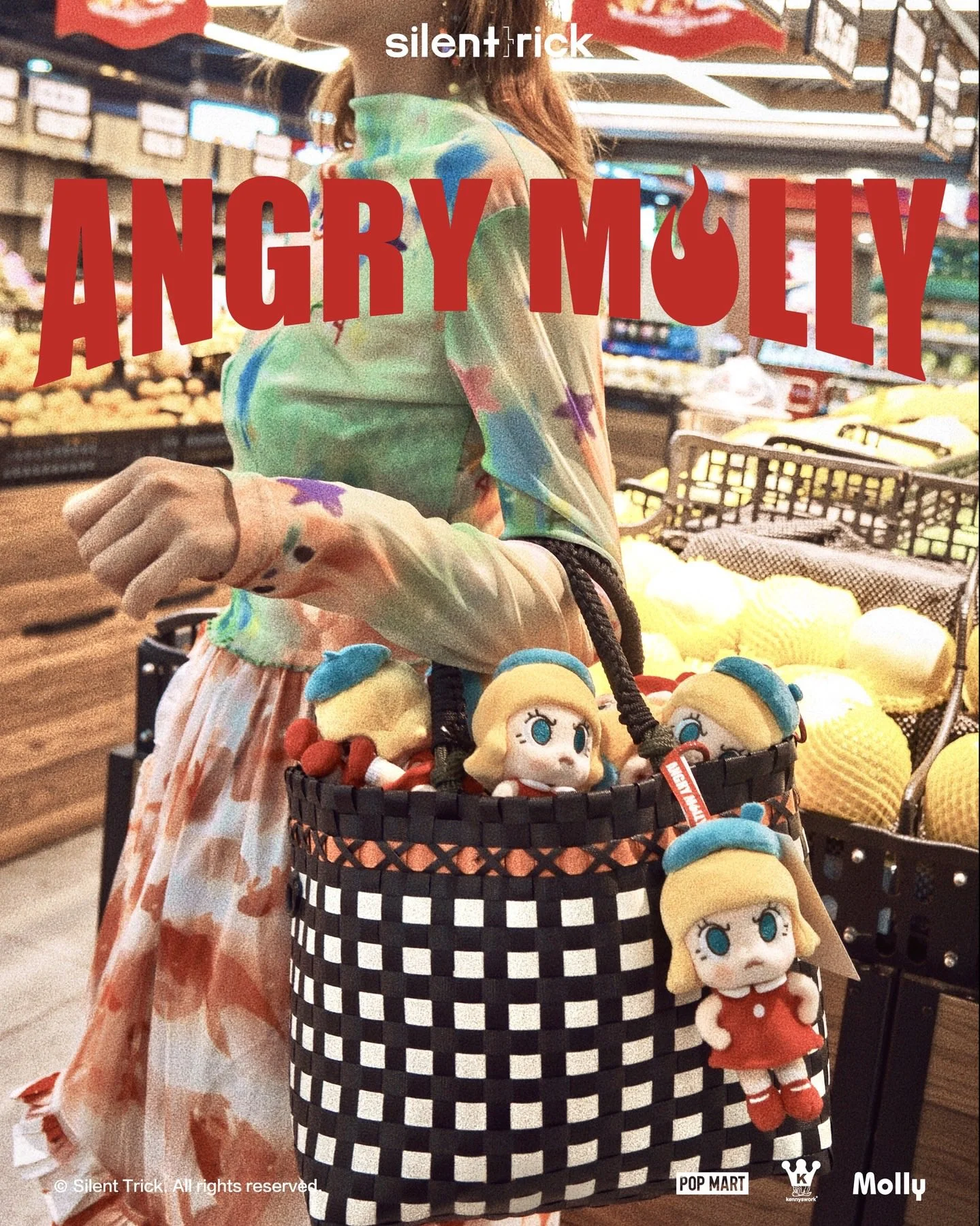 Molly Angry Molly Plush Pendant